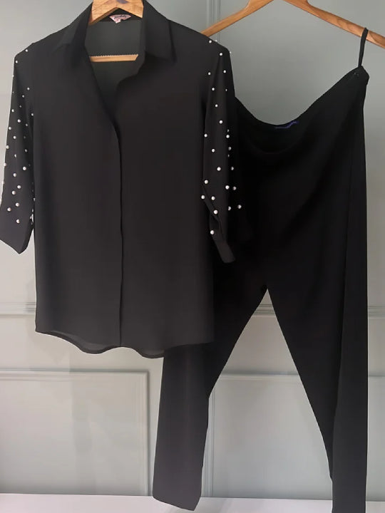 Black Pearle Pant co-ord set