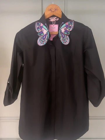 Butterfly Collar Shirt