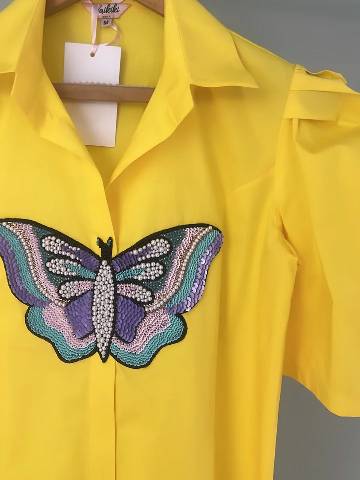 Butterfly Cotton Dress
