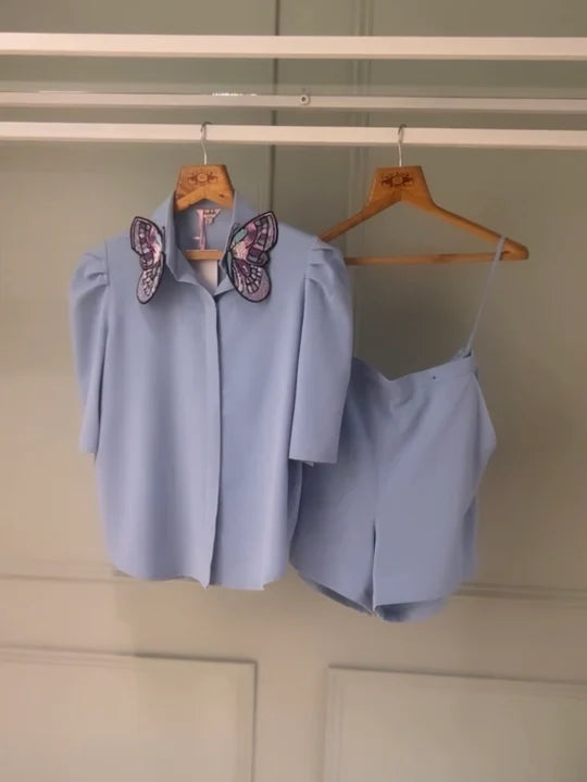 Butterfly Puff co-ord set (Volvo)