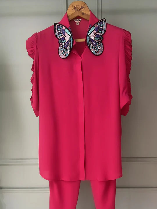 Butterfly Ruched Co-ord set