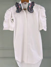 Butterfly Ruched Dress