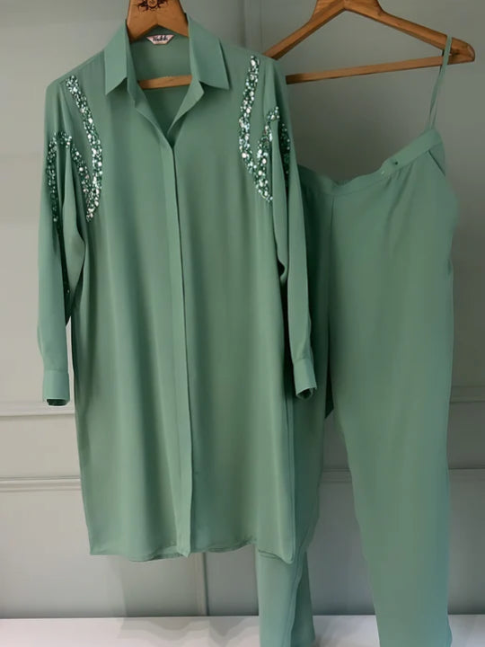 Celestial Indo Western Co-ord set