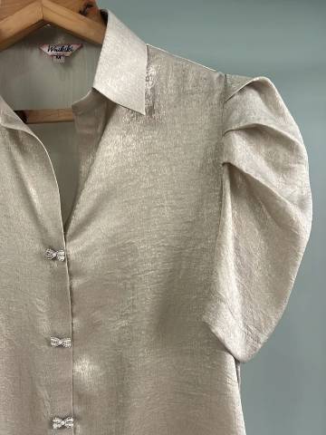 Champagne bow top