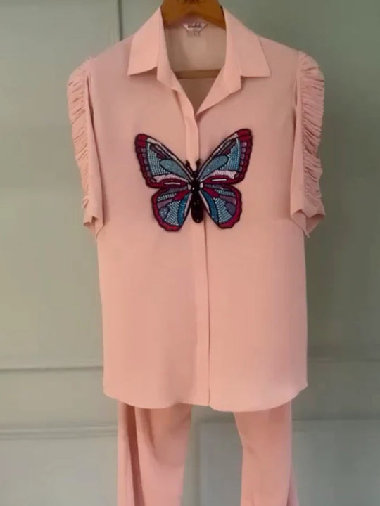 Colour way Butterfly co-ord set