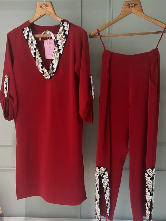 Geometric Luxe co-ord set