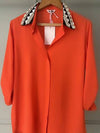 Georgette Shell Collar shirt