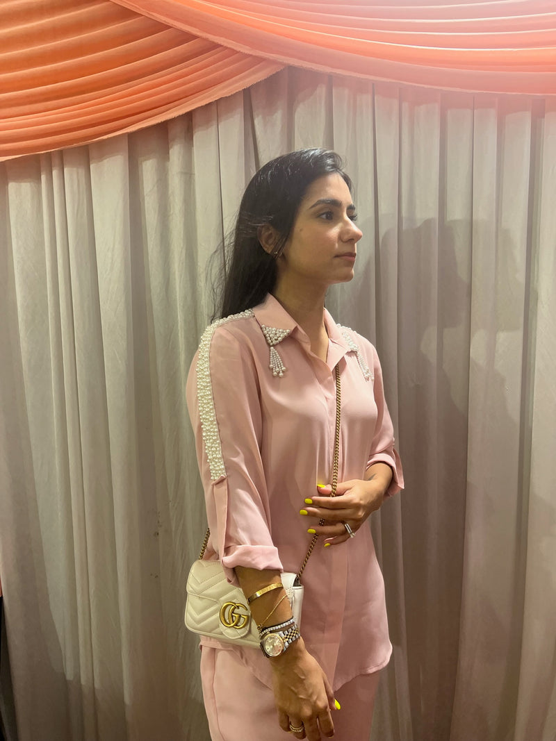 Pink paradise Pant Co-ord set