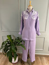 Lavender Mist Embroidered Set