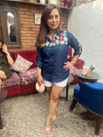 Denim Fleur Shirt