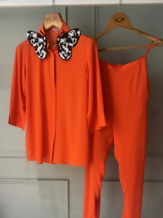 Monochrome Butterfly Co-ord set