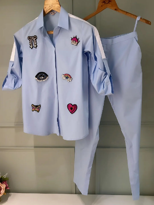 Motif Mania Pant Co-ord set