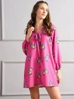 Mystic Flutter Shirt Dress