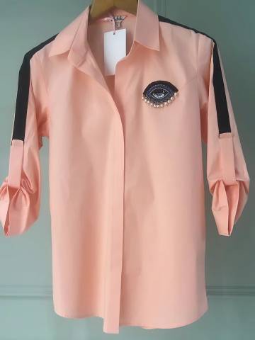 Piping Evil Eye Shirt