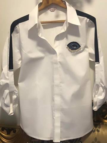 Piping Evil Eye Shirt