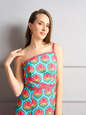 Plume Fusion Maxi Dress