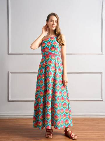 Plume Fusion Maxi Dress