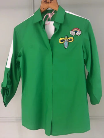 Rainbow Bee Piping Shirt