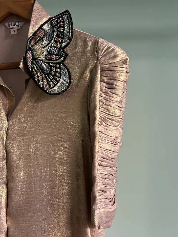 Shimmer butterfly shirt