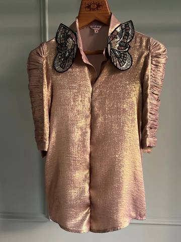 Shimmer butterfly shirt