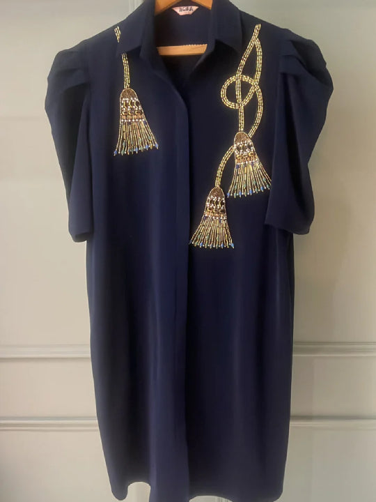 Trio Rope Embellished Dress