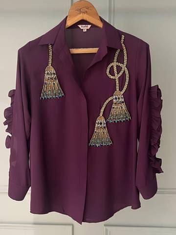 Trio Rope Embellished Shirt