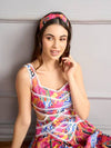 Vivid Mirage Cutout Dress