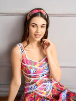Vivid Mirage Cutout Dress