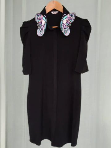 Butterfly Ruched Dress (Volvo)