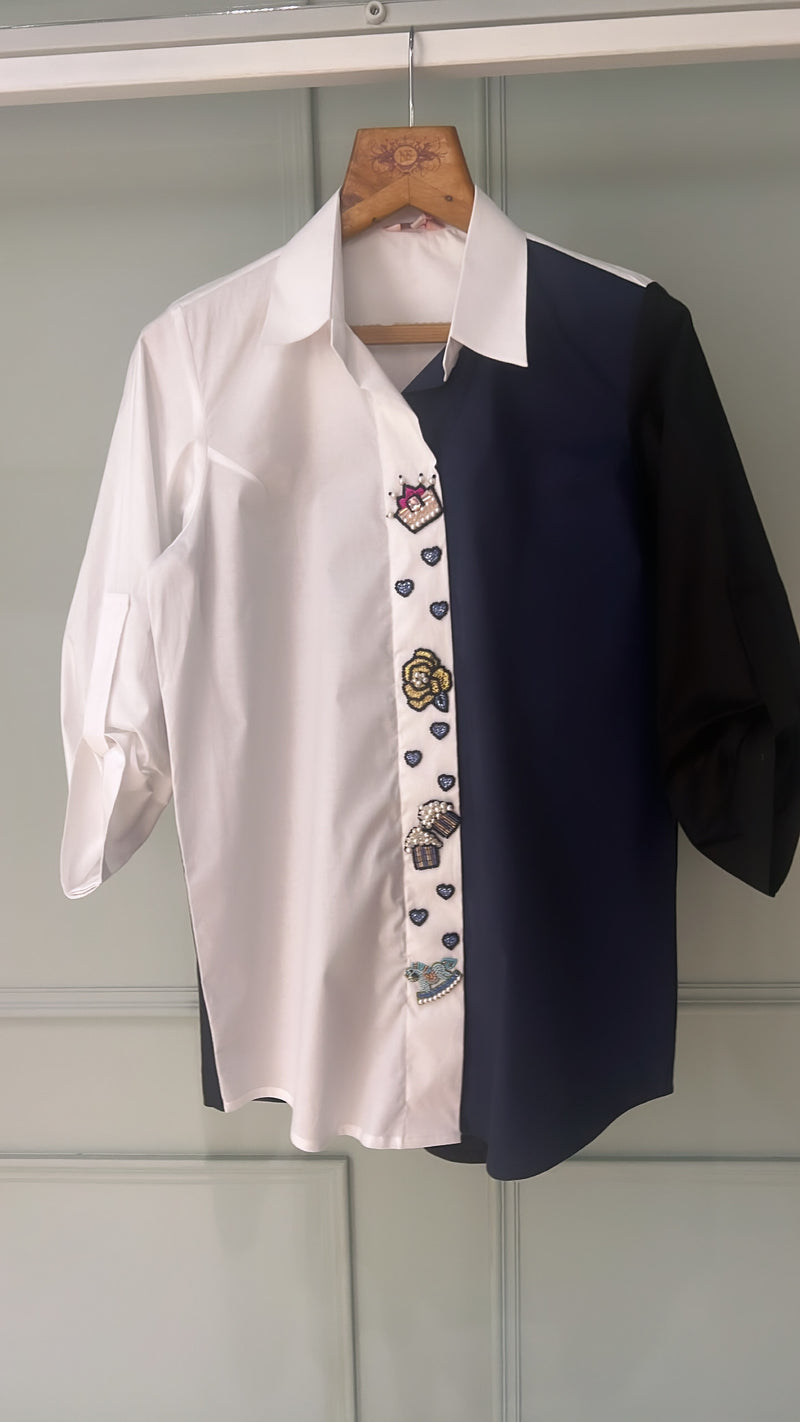 Four motif Shirt