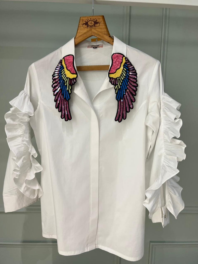 Angel Ruffle Shirt